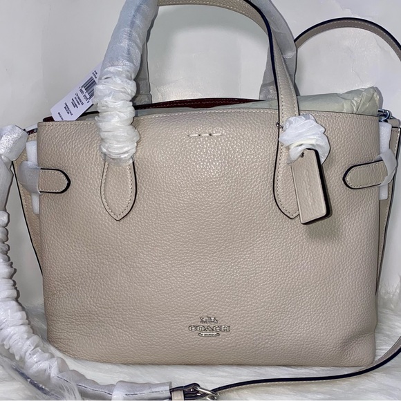 Coach 🤍 leather purse Hanna Carryall Bag New - Picture 11 of 15